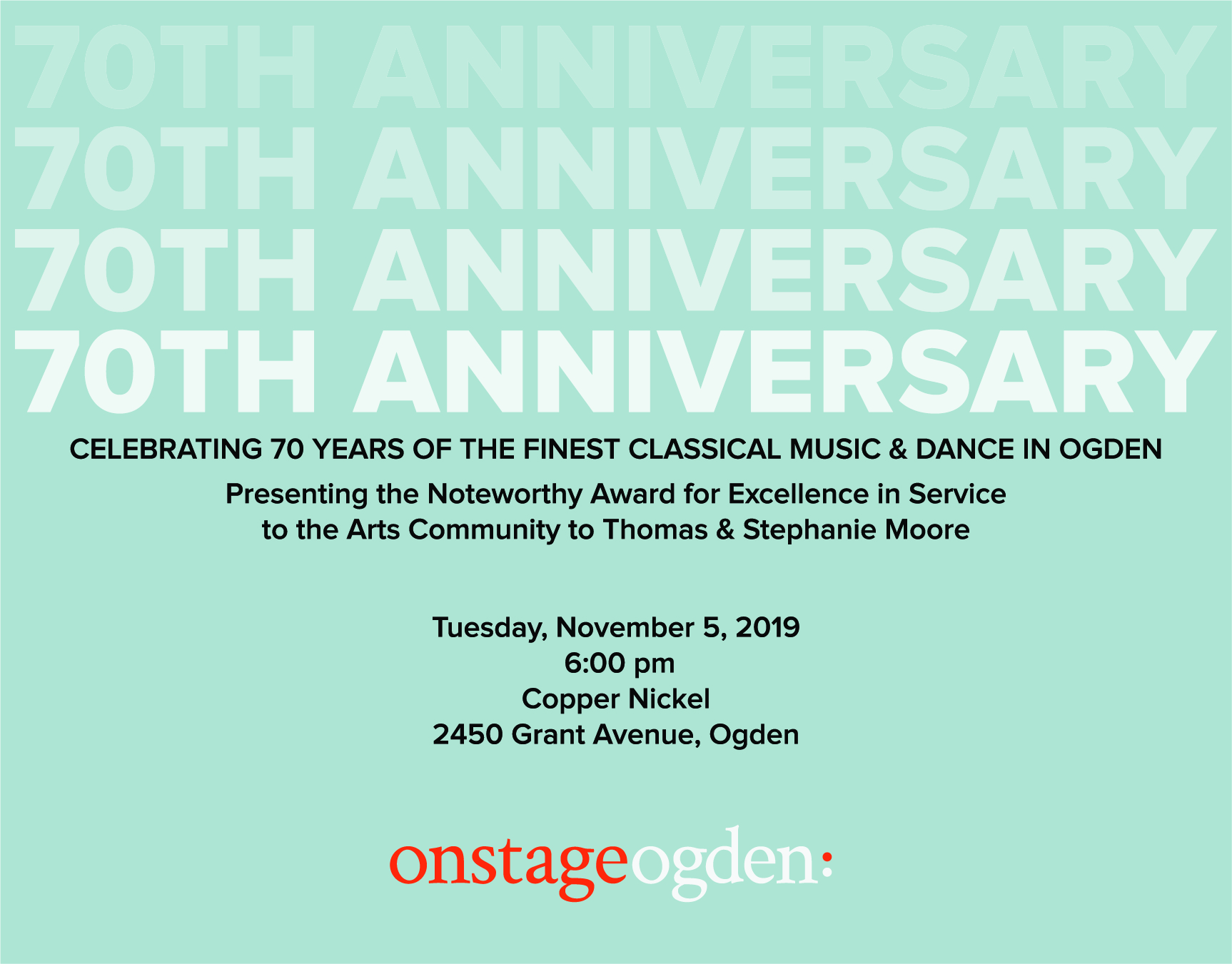 Events Calendar Onstage Ogden
