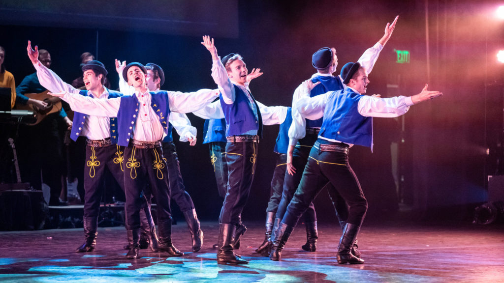 BYU International Folk Dance Ensemble Onstage Ogden