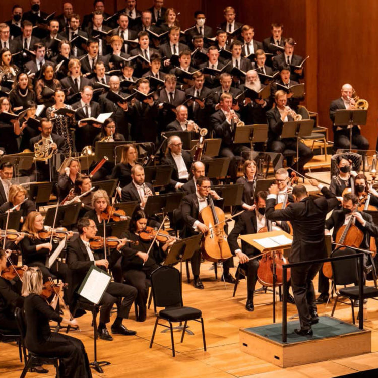 Instruments used in shop beethoven's 9th symphony