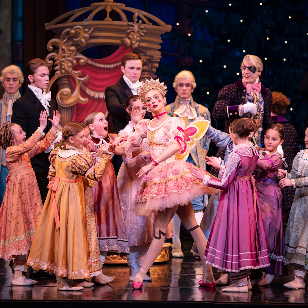 Ballet West Nutcracker Ogden cast performing Tchaikovsky with the full Ballet West Orchestra at Browning Center