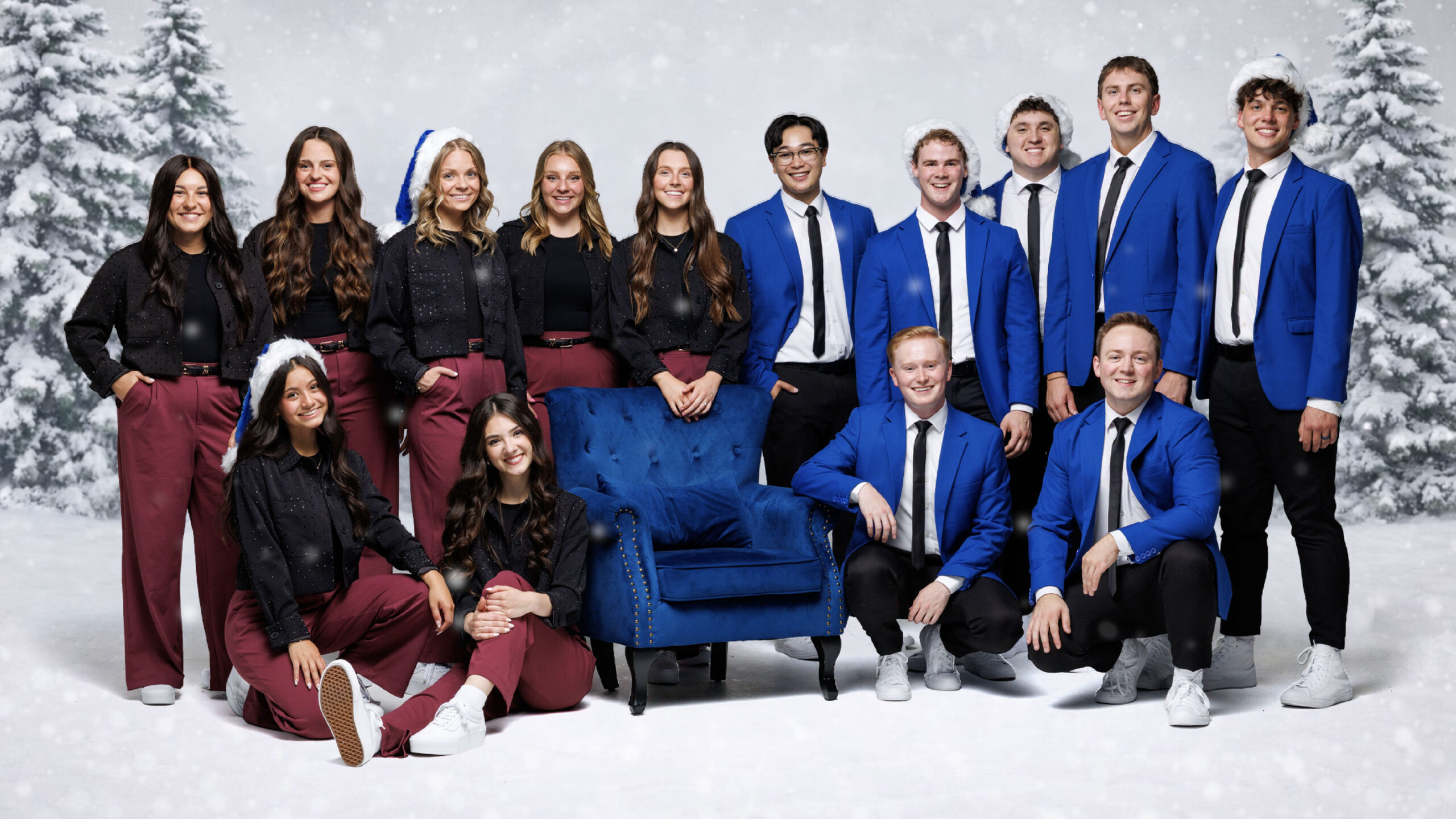 BYU Vocal Point and Noteworthy on the Christmas double bill at the Browning Center