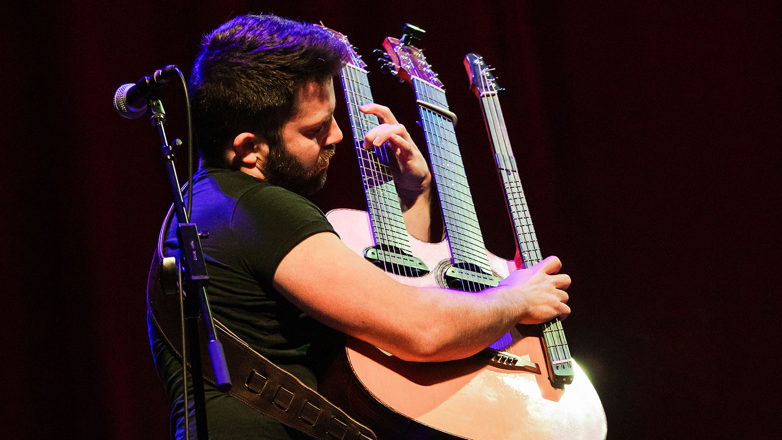 nternational Guitar Night Ogden performers trading solos and quartet pieces at the Browning Center