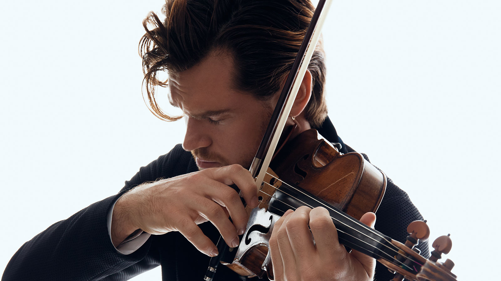 Violinist Blake Pouliot performing Tchaikovsky with the Utah Symphony